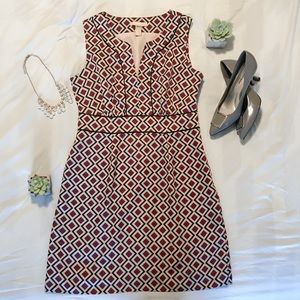 Banana Republic V-neck Dress with side zipper